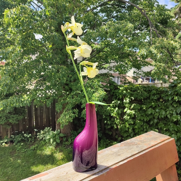 IKEA (90s) vintage | Okkso purple 💜 | handmade vase - Picture 2 of 15